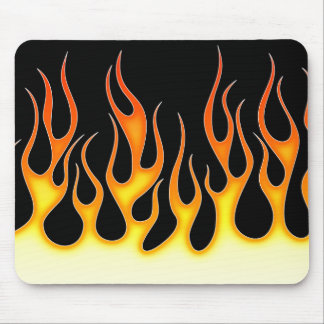 Tapis De Souris Flammes de hot rod