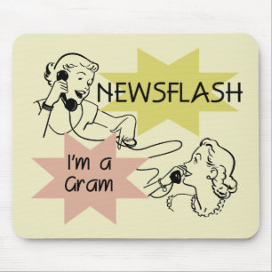 Tapis De Souris Flash d'information je suis T-shirts et cadeaux
