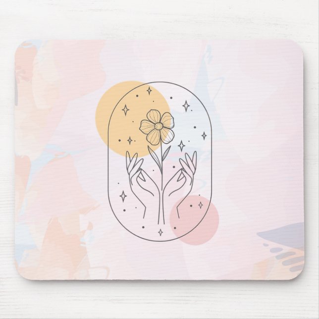 Tapis De Souris Fleur (Devant)