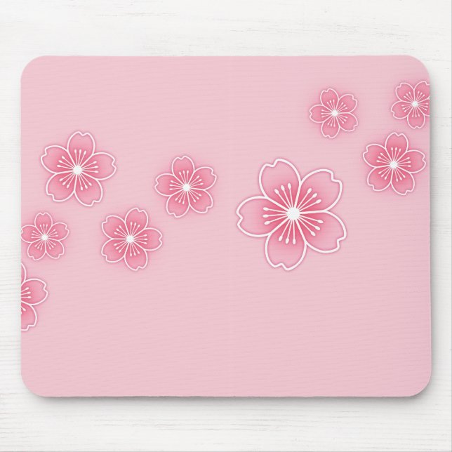 Tapis De Souris Fleur de cerise (Devant)
