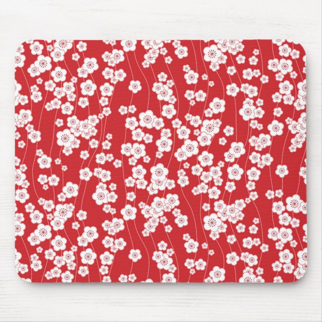 Tapis De Souris Fleur de cerise (Devant)
