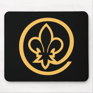 Tapis De Souris Fleur-De-lis