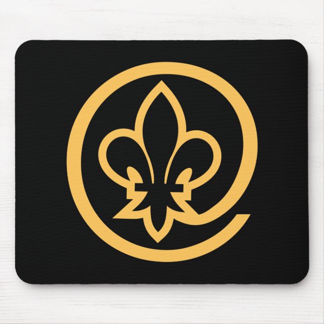 Tapis De Souris Fleur-De-lis (Devant)