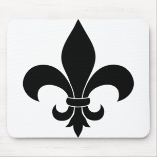 Tapis De Souris Fleur de lis Motif Classic