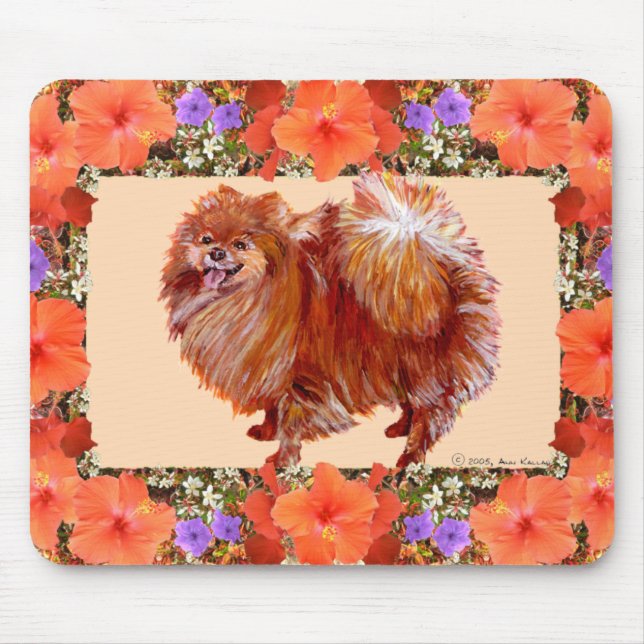 Tapis De Souris Fleur de Poméranie (Devant)