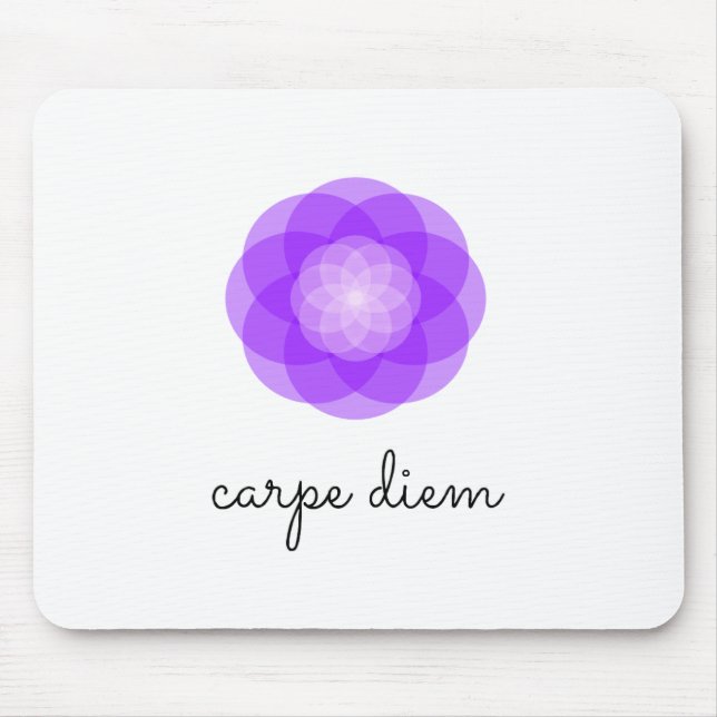 Tapis De Souris Fleur de pourpre de Carpe Diem (Devant)