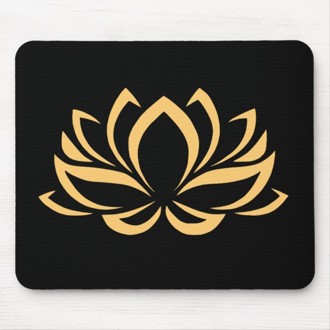 Tapis De Souris Fleur japonaise de Lotus (Devant)