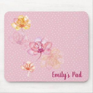 Tapis De Souris Fleur Lotus aux points
