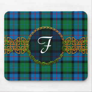 Tapis De Souris Fleur Monogramme De Tartans D'Ecosse