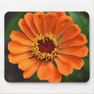 Tapis De Souris Fleur orange unique