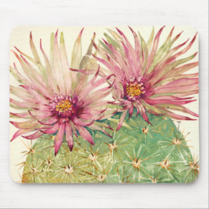 Tapis De Souris Fleur rose de cactus