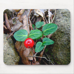Tapis De Souris Fleur sauvage Berry Partridge