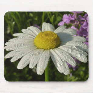 Tapis De Souris Fleur sauvage Daisy et Summer Lilac