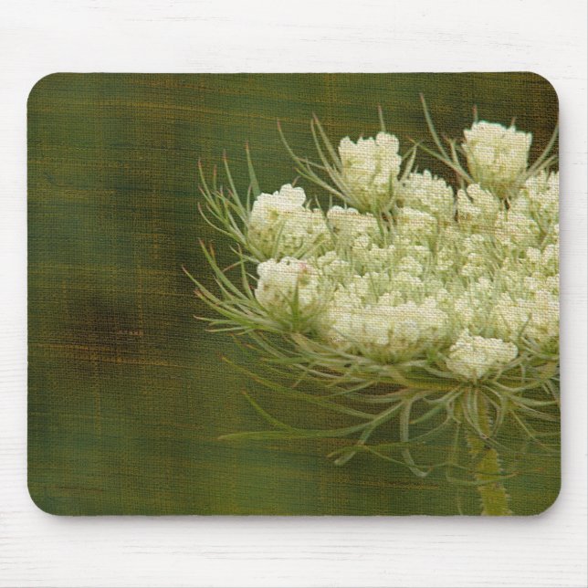 Tapis De Souris Fleur sauvage de la dentelle Queen's Anne (Devant)