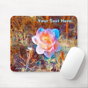 Tapis De Souris Fleur stylisée colorée