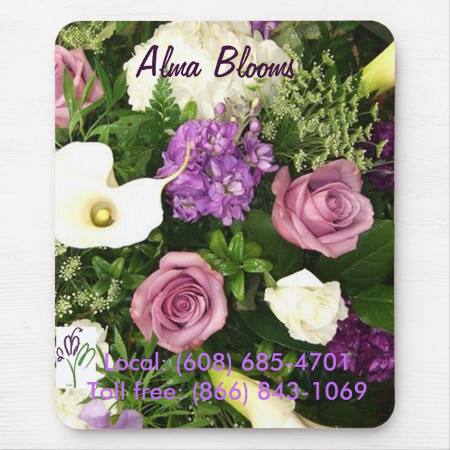 Tapis De Souris Fleurs (Devant)