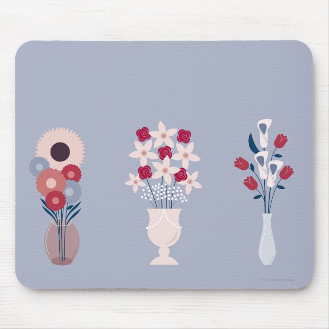 Tapis De Souris Fleurs (Devant)