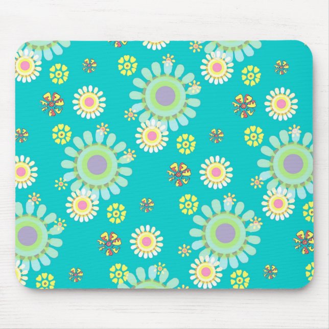 Tapis De Souris Fleurs (Devant)