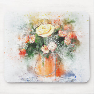 Tapis De Souris Fleurs