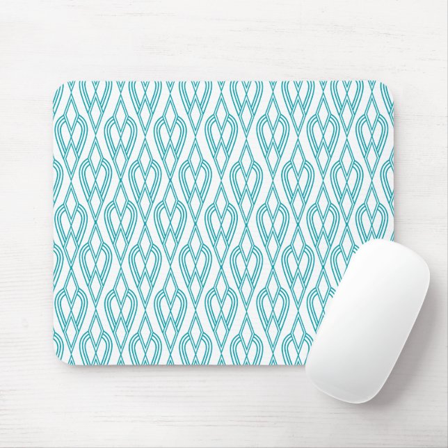 Tapis De Souris Fleurs Art Déco (Avec souris)