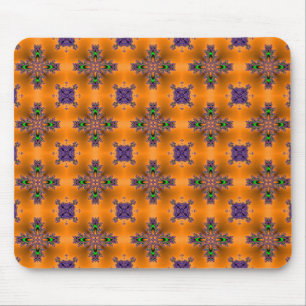 Tapis De Souris Fleurs Artdeco dans le style rétro