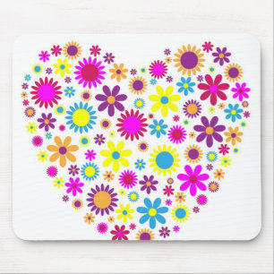 Tapis De Souris Fleurs Bienheureuses