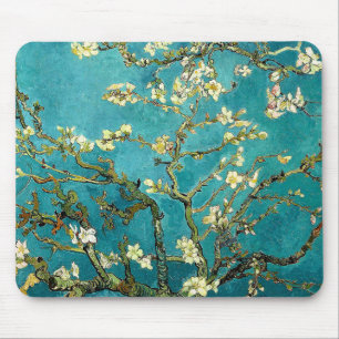 Tapis De Souris Fleurs d'amandier de Van Gogh Impressionnisme Clas