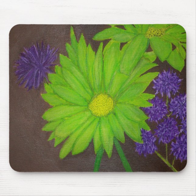 Tapis De Souris Fleurs dans le jardin (Devant)