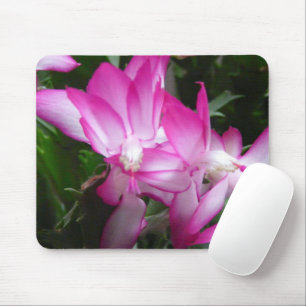 Tapis De Souris Fleurs de cactus de Noël Mousepad