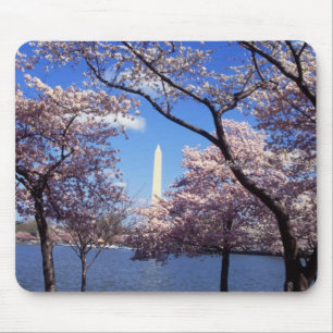 Tapis De Souris Fleurs de cerisier dans le mousepad de Washington
