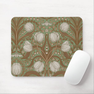 Tapis De Souris Fleurs de jardin printanier sur sauge