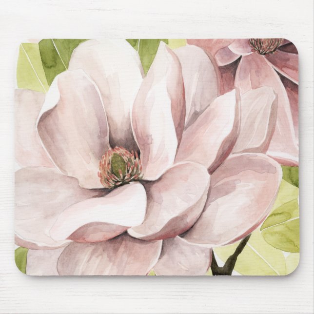 Tapis De Souris Fleurs de Magnolia (Devant)