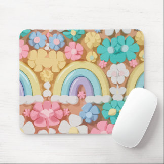 Tapis De Souris Fleurs de Marshmallow Whimsical - Boîtier téléphon