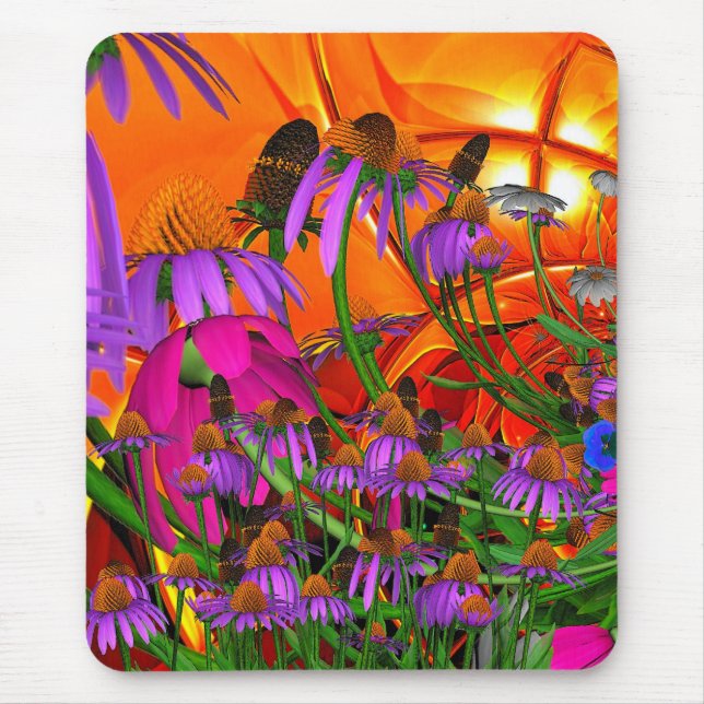 Tapis De Souris Fleurs de soleil Mousepad (Devant)