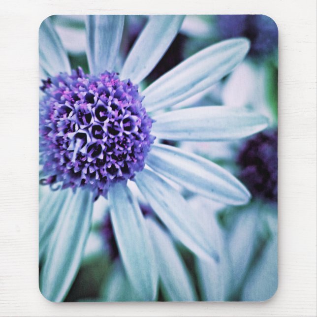 Tapis De Souris Fleurs d'imaginaire dans le pourpre (Devant)