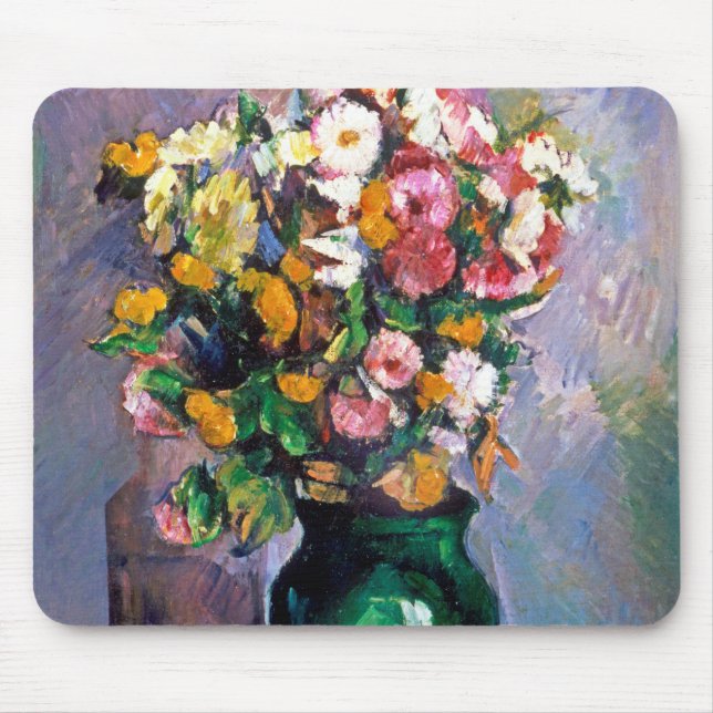 Tapis De Souris Fleurs en Vase, Cézanne (Devant)