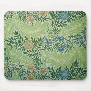 Tapis De Souris Fleurs et Feuilles verts Mousepad