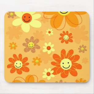 Tapis De Souris Fleurs heureuses