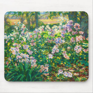 Tapis De Souris Fleurs jolies vintages Illustration Fleurs blanche