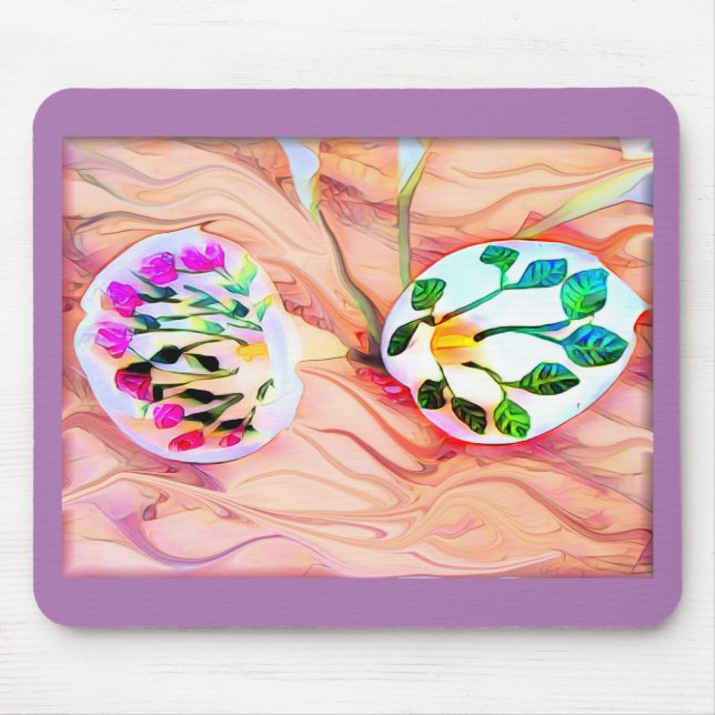 Tapis De Souris Fleurs Lily Mousepad (Devant)