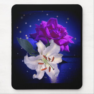 Tapis De Souris Fleurs magiques