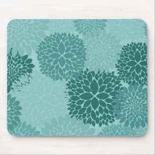 Tapis De Souris Fleurs Minty