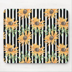 Tapis De Souris Fleurs Nature colorée Élégante Fille