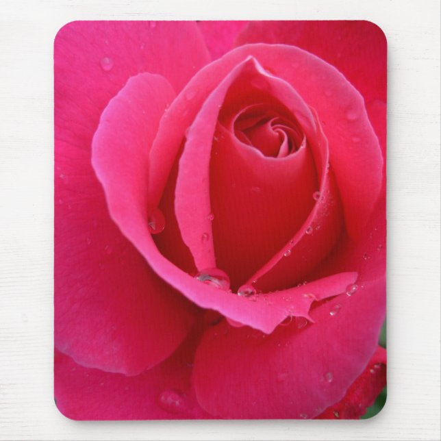 Tapis De Souris Fleurs roses Mousepad Roses Décor Cadeaux (Devant)