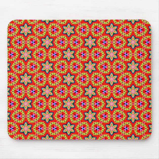 Tapis De Souris Fleurs Terrazzo (Devant)