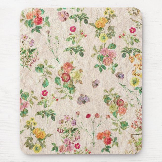 Tapis De Souris Fleurs vintages (Devant)