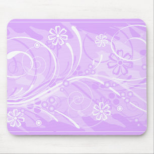 Tapis De Souris fleurs violettes