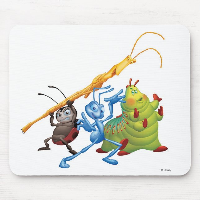 Tapis De Souris Flik, Heimlich et Ladybug Disney (Devant)