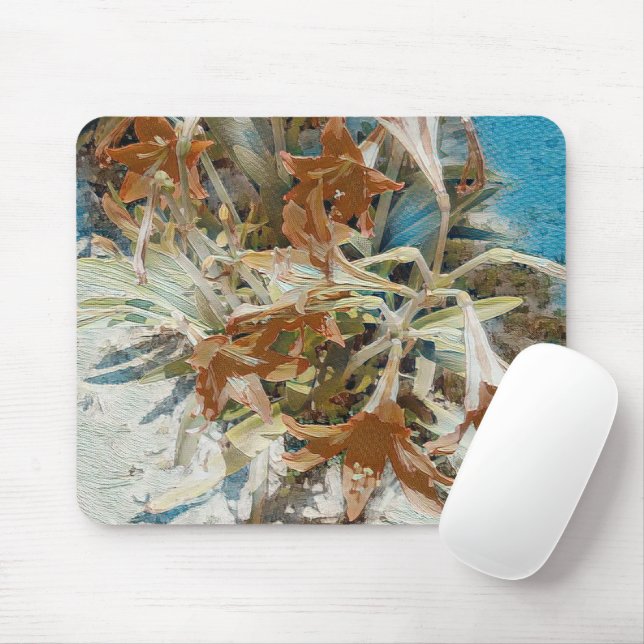 Tapis De Souris Floral exotique (Avec souris)
