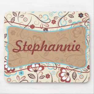 Tapis De Souris Floral Merveilles Mousepad